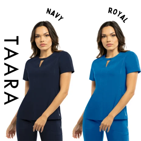 Blusa cuello redondo con botón - TAARA